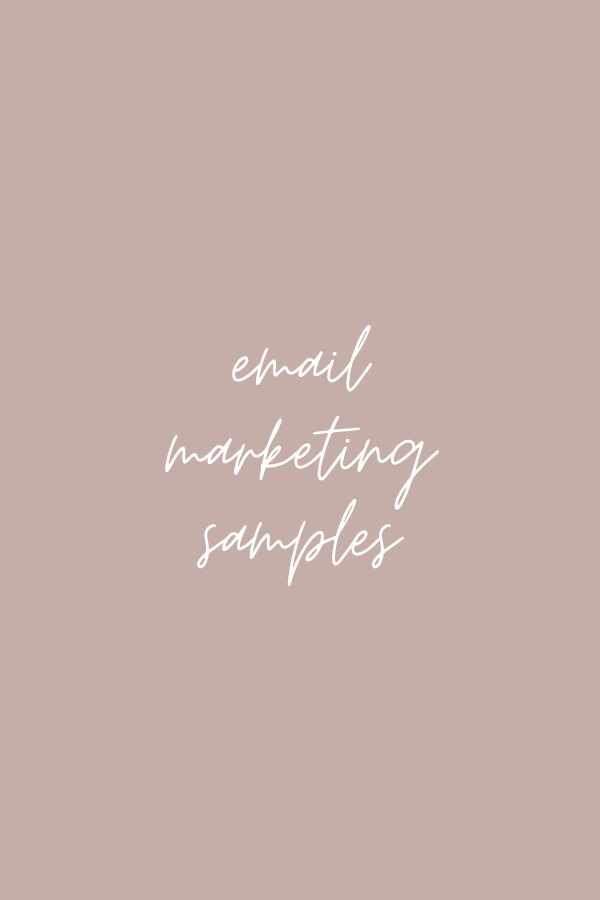 sample emails for food bloggers.
